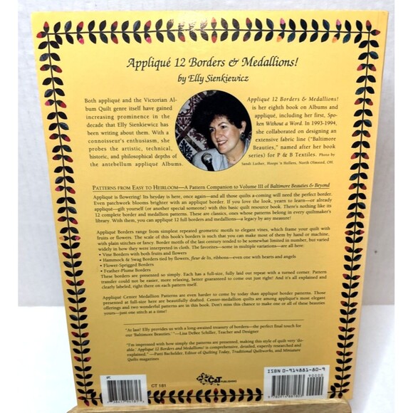 Applique 12 Borders and Medallions! : Patterns from Easy to Heirloom,   Book - Picture 2 of 9